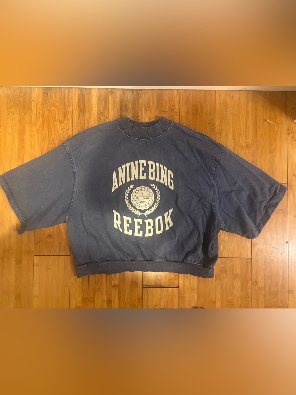Reebok x Anine Bing - Vintage Crewneck Tee/ Sz M